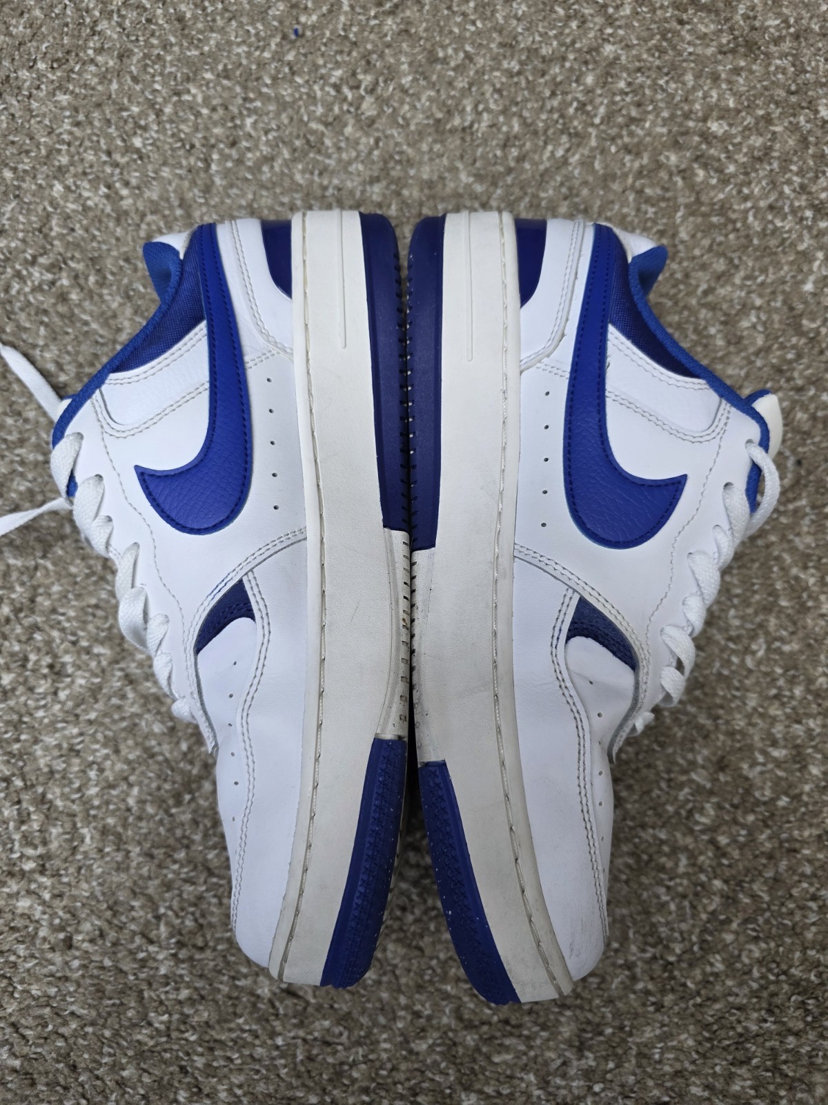 Nike Gamma Force DX9176-101 Sneakers Women’s Size 10 White Royal Platform Shoes