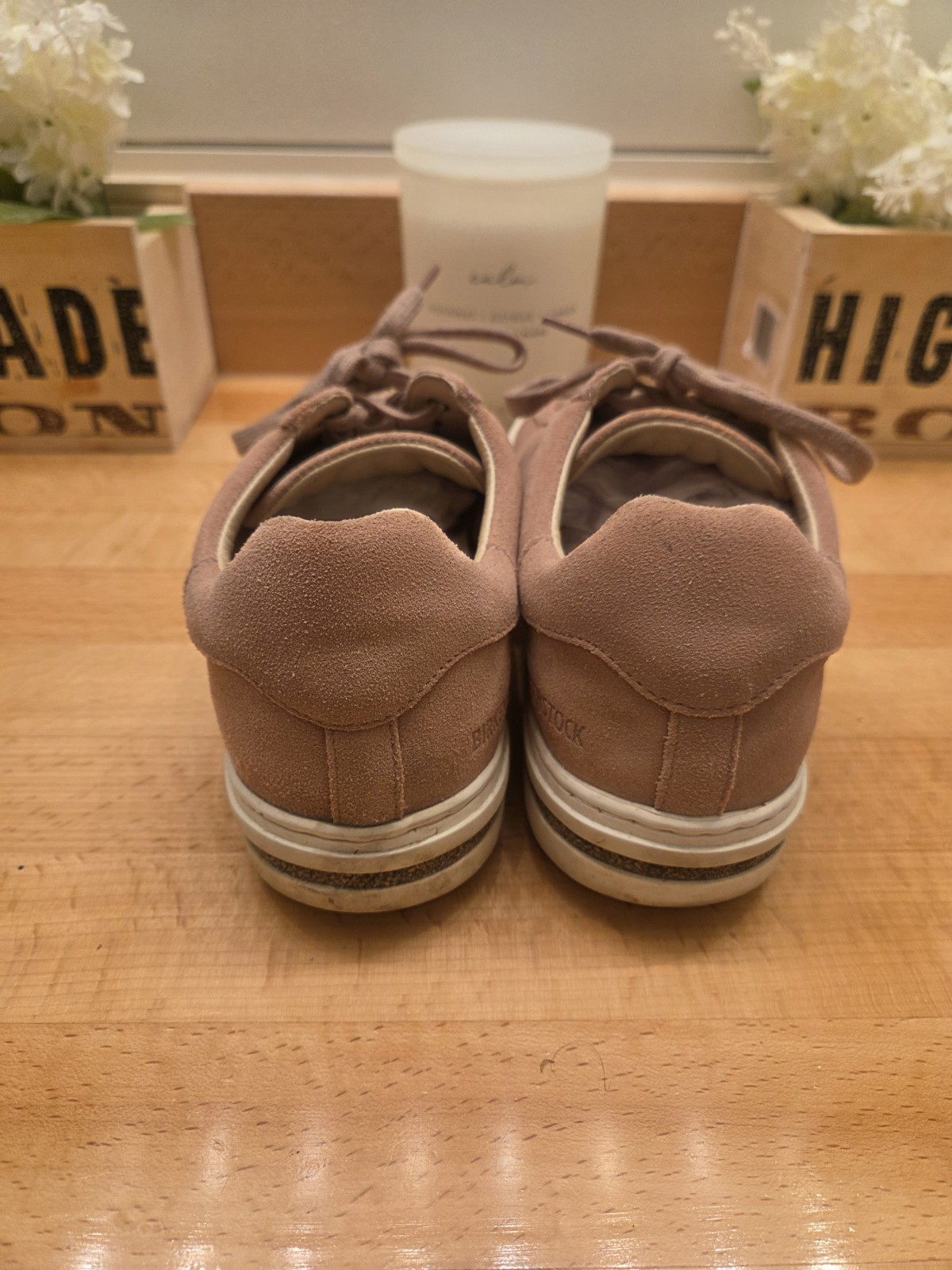 Birkenstock Bend Low Sneakers “Pink Clay” Suede Women’s Size 38
