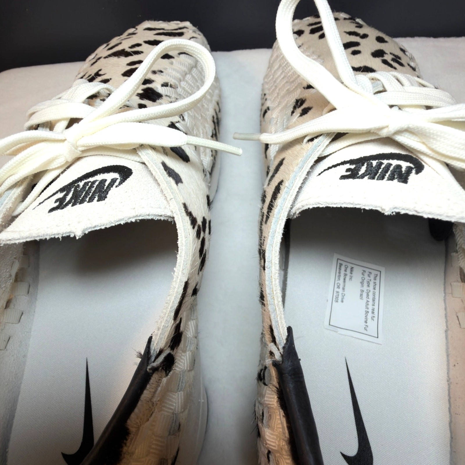 Nike WMNS Air Footscape Woven “White Cow Print” – FB1959-102 | 10.5W