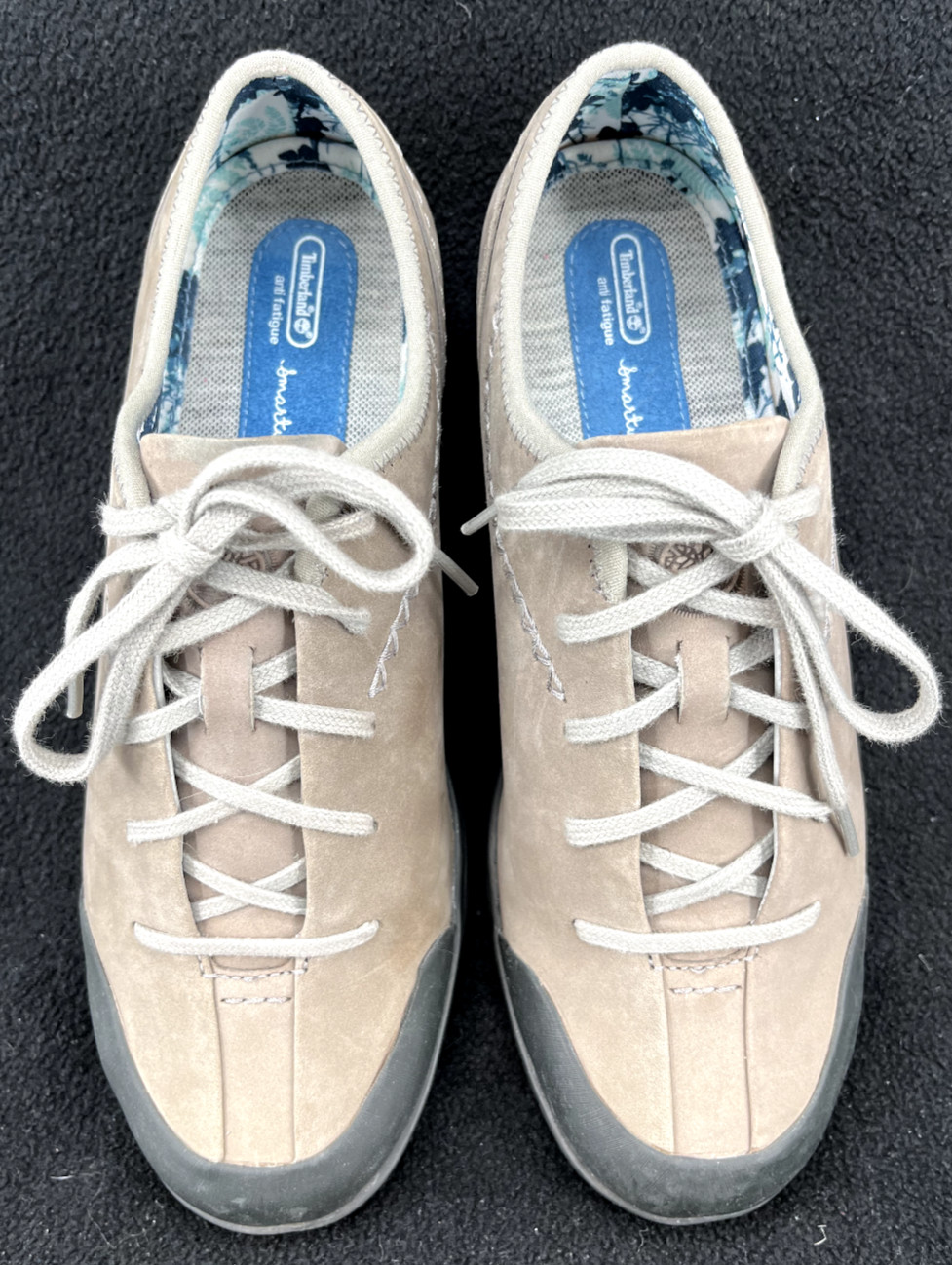 Timberland Smart Wool Gray Leather Lace-Up 19651M Sneaker Shoes Women’s US 6