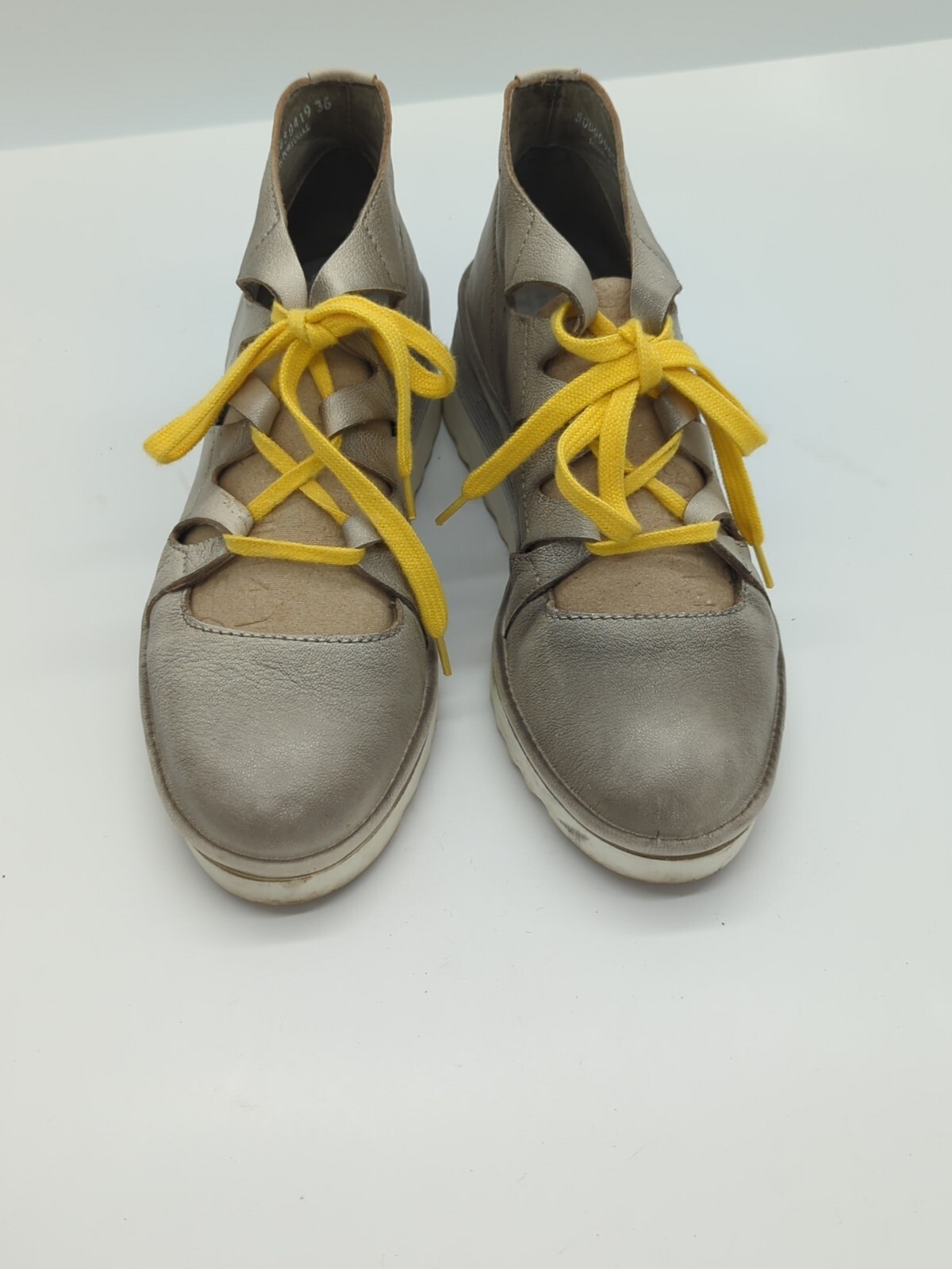 FLY LONDON Women’s Coda Lace Up Closed Toe Shoes Shootie Size EU 36