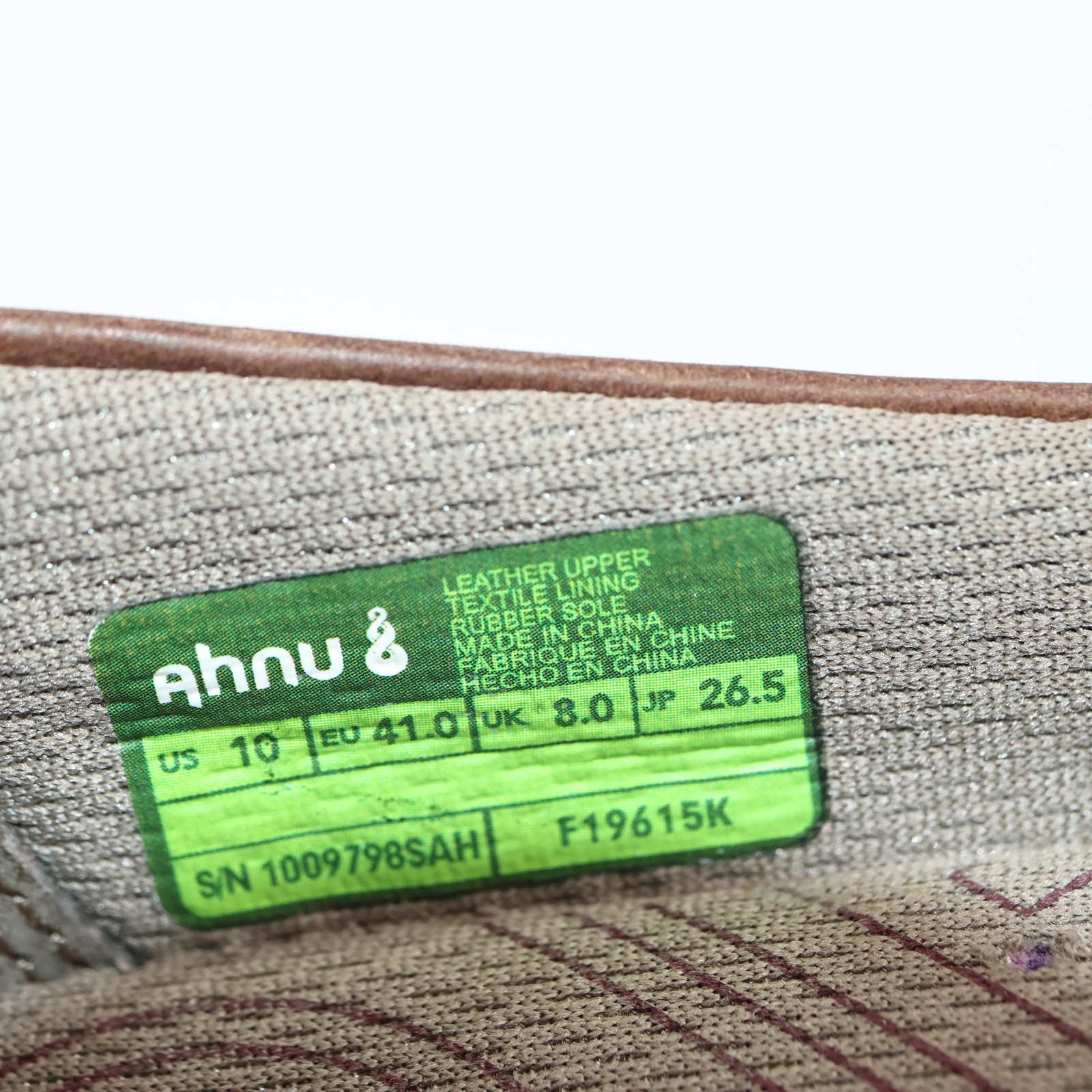 Ahnu Teva Womens Merritt Mary Jane Flats Size 10 Tan Brown Leather Comfy Shoes