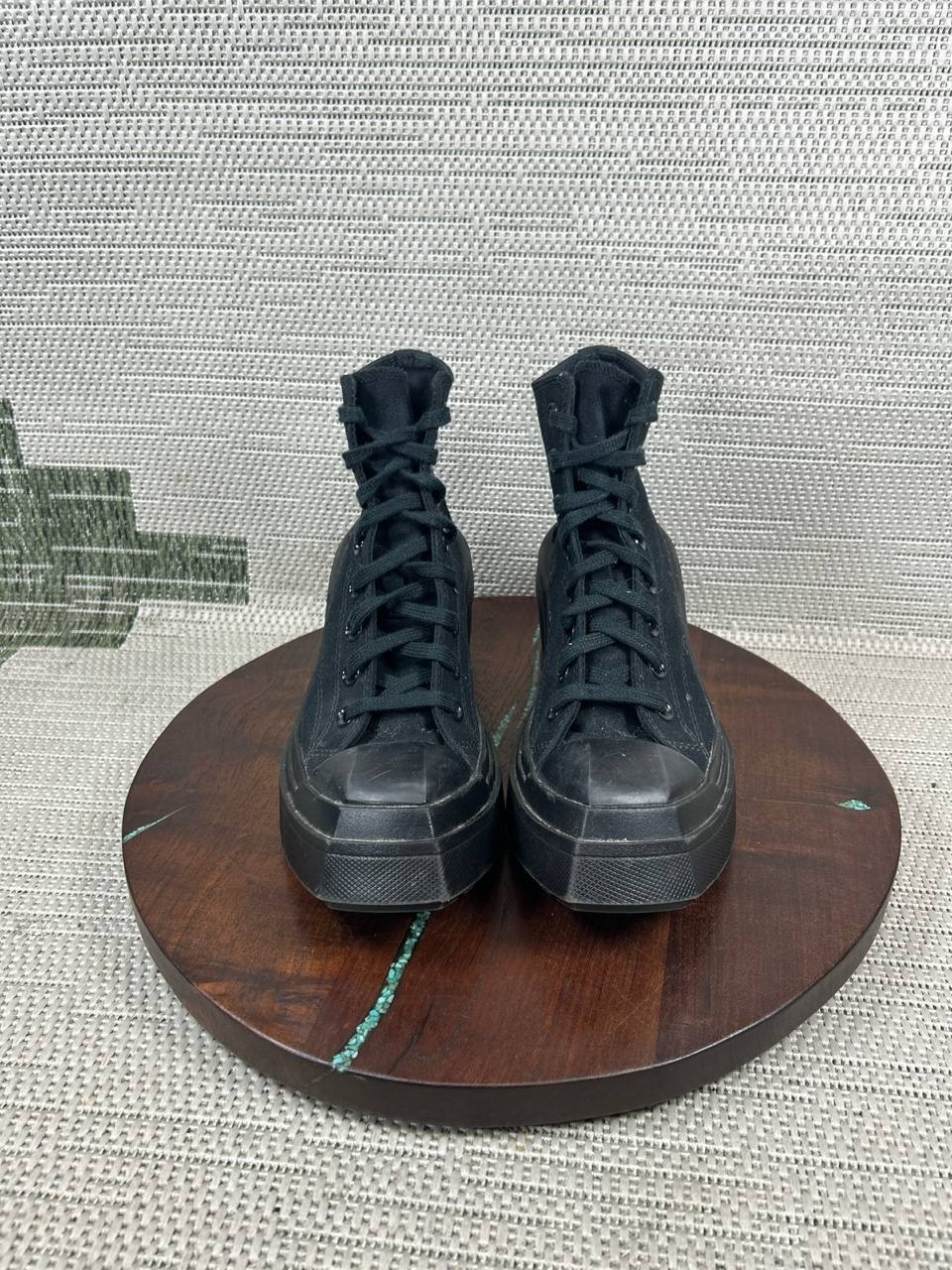Converse Shoes Womens Size 6.5 Converse Chuck 70 De Luxe Black Wedge Sneaker