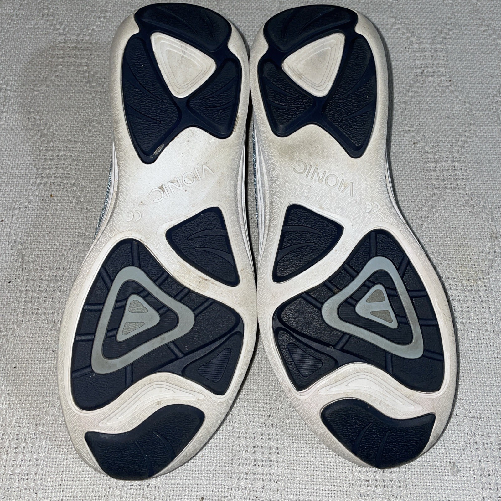 Vionic Womens Sport Shoes Size 8 M Blue Fabric Athleisure Activewear Fun