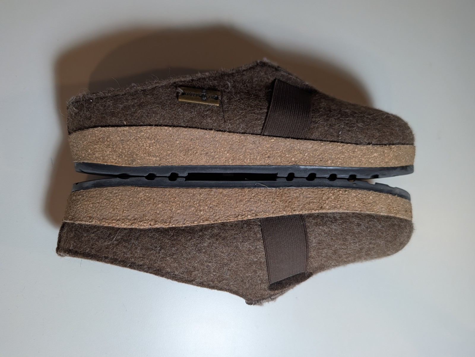 Haflinger Woman’s Size 37(7) Grizzly Magic Wool Clogs