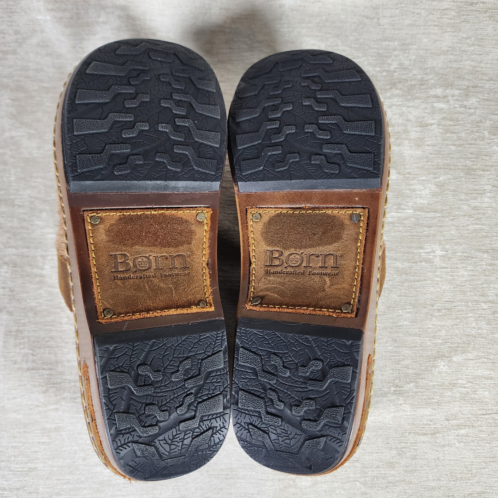Born Leather Wool Clogs Size 7 EU 38 Made in Mexico Aztec Southwest Mules Slides