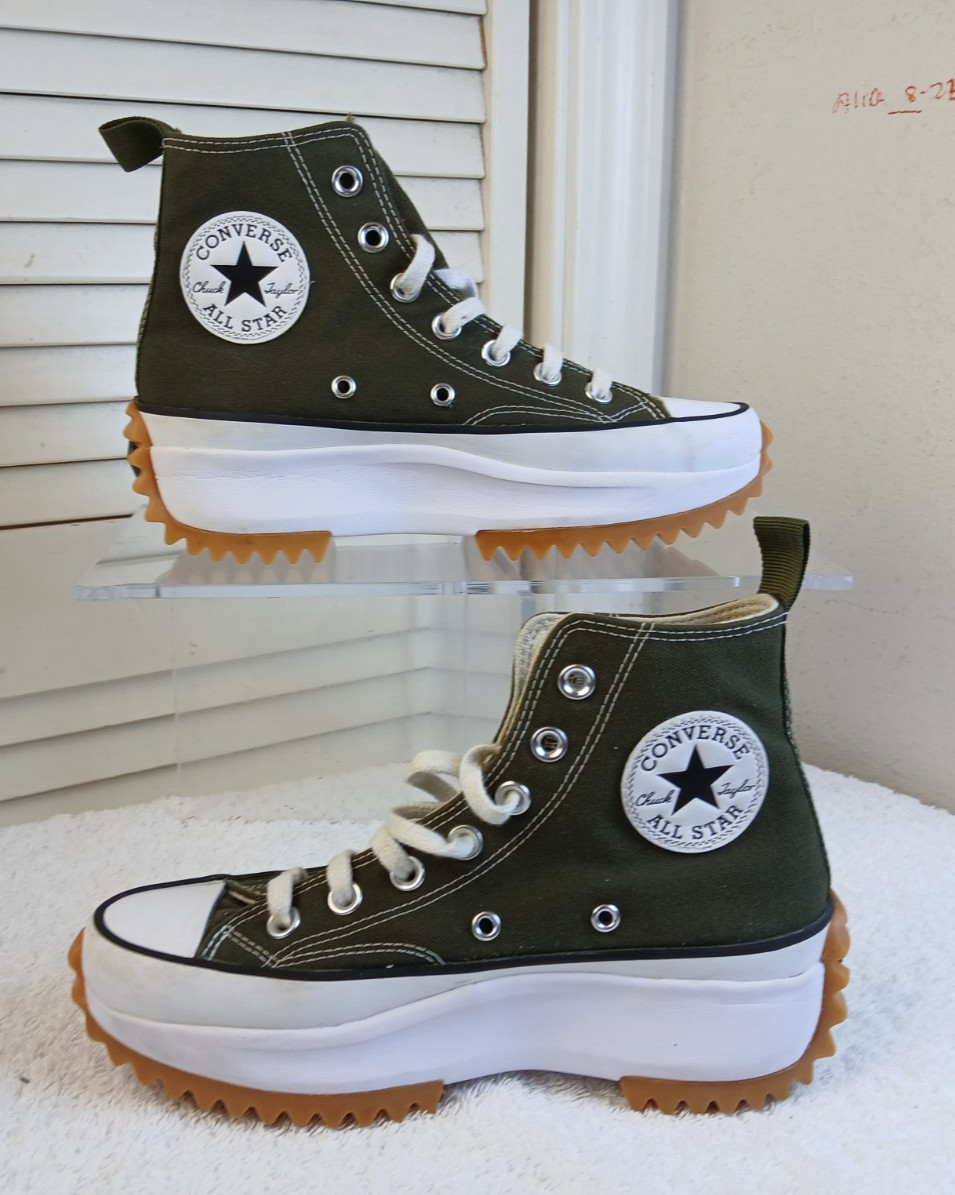 Converse Run Star Hike Forest Green Unisex(Size 4.5M/6W) High Top Sneakers,Shoes