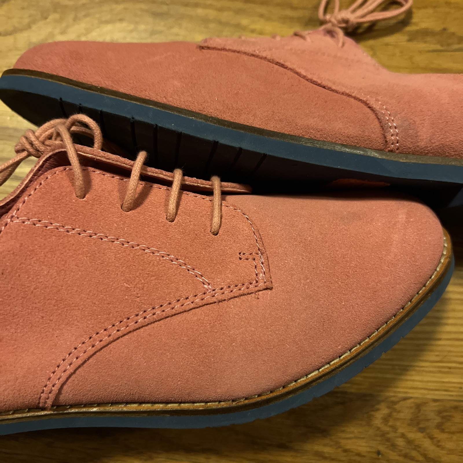 Bass Ely-2 Desert Rose Pink Oxfords Women Size 9.5 RARE!