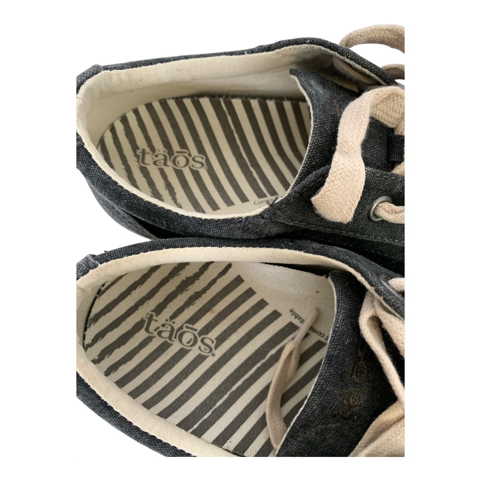 TAOS Star Charcoal Wash Canvas Comfort Walk Shoes Women’s Size 8