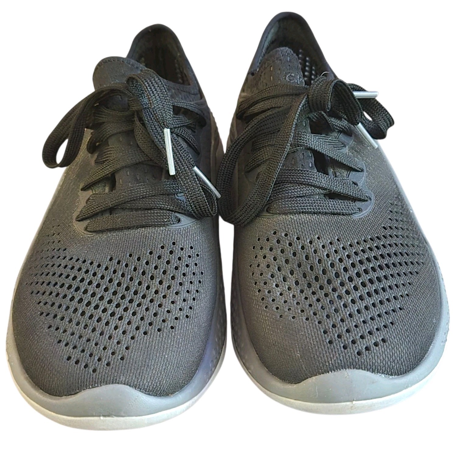 Crocs Womens Size 9 Literide 360 Pacer 206705 Black Casual Shoes Sneakers