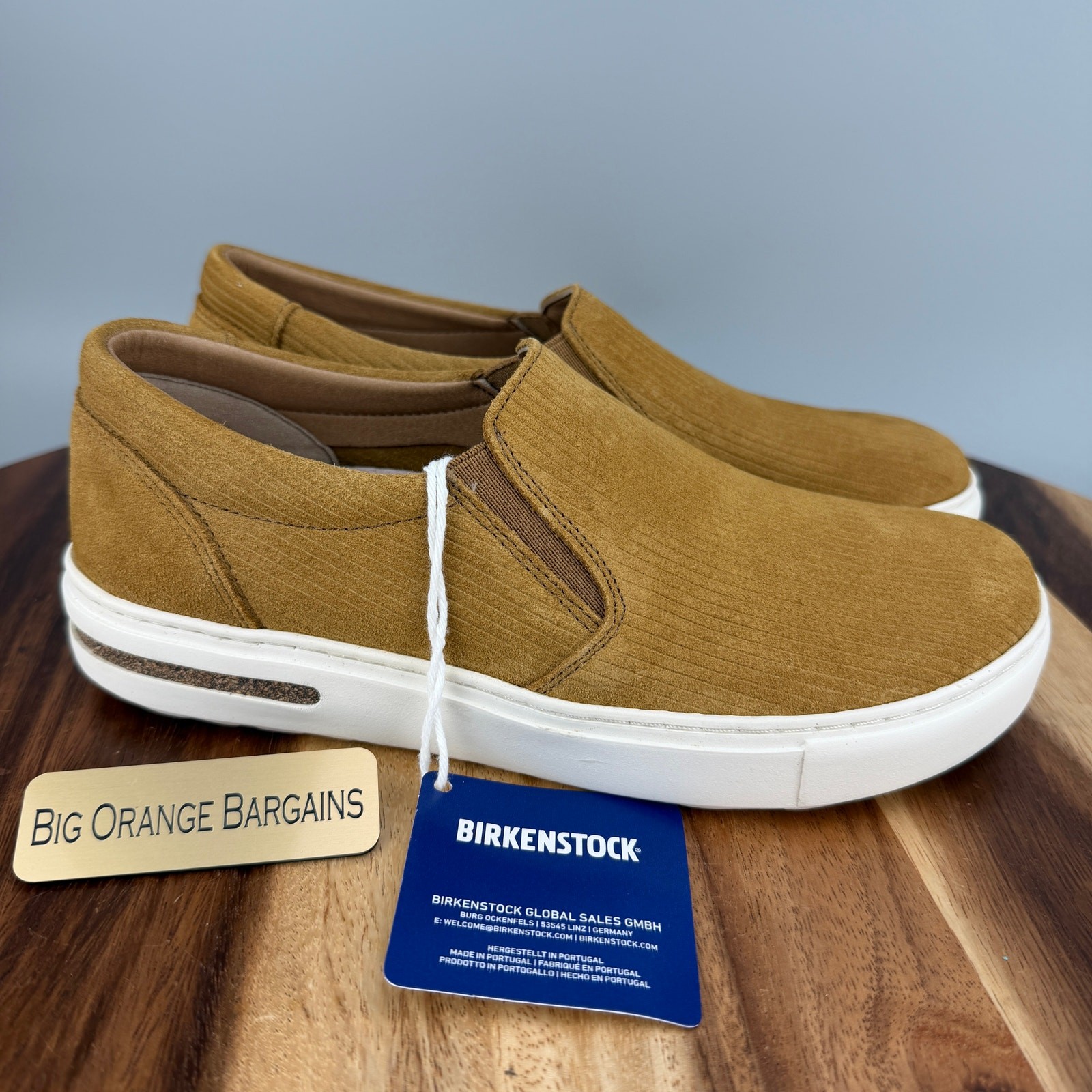 Birkenstock Oswego Suede Slip On Women’s 6 (EU 37) Casual Shoes Brown Narrow NWT