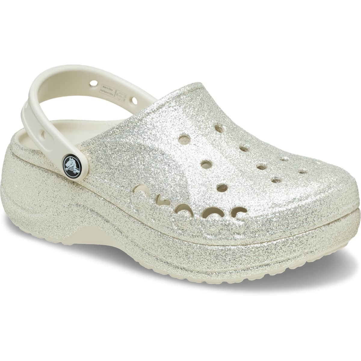 Crocs Women’s Baya Platform Glitter Clogs