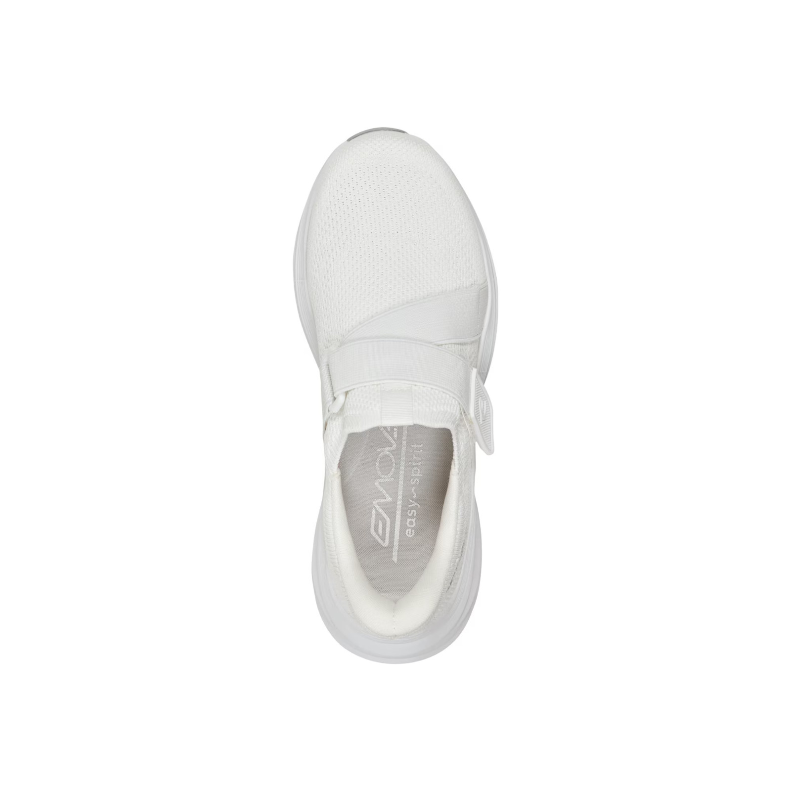 Women’s Easy Spirit EasyGo Knit Lightweight Slip On Sneaker White Sz 7.5 M
