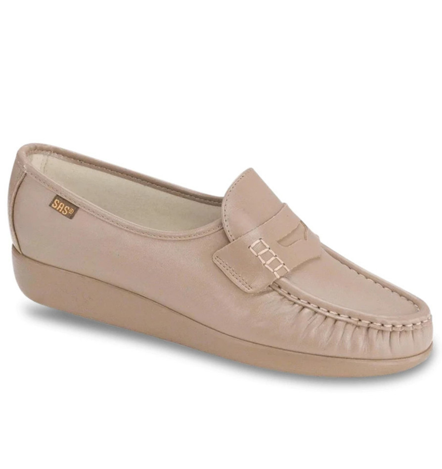 SAS Classic Timeless Penny Loafer Shoes Size 9 N Narrow Width $129 in Mocha