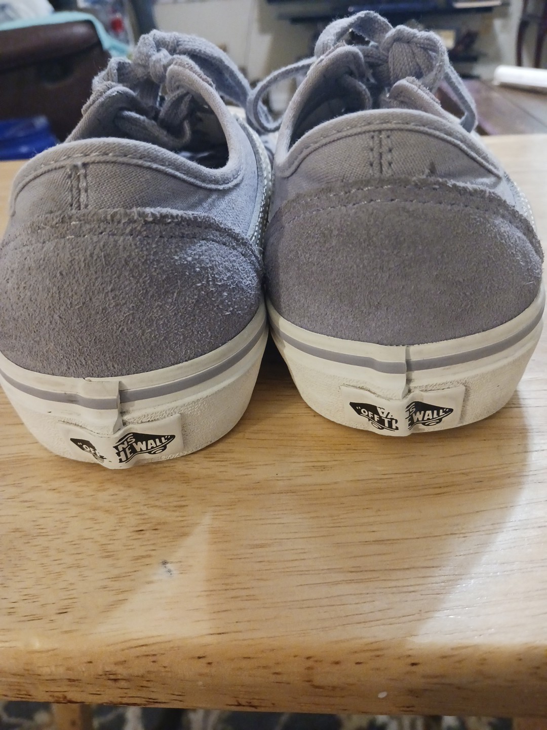 Vans Shoes Womens 6 Mens 4.5 Old Skool Sneakers Gray Canvas Lace Up Low 500714