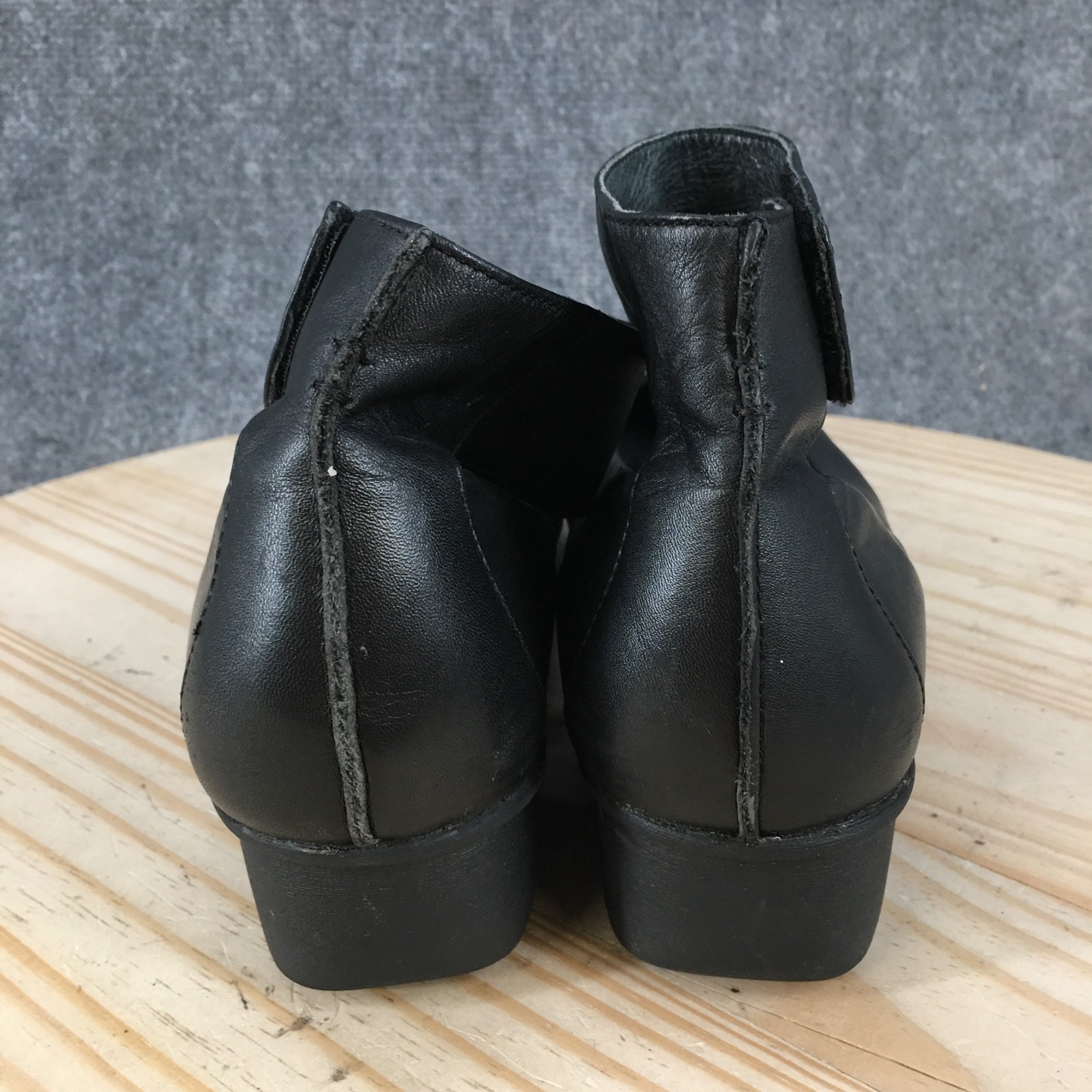 Dansko Lulu Shoes Womens 41 Ankle Strap Casual Comfort Wedge Heels Leather Black