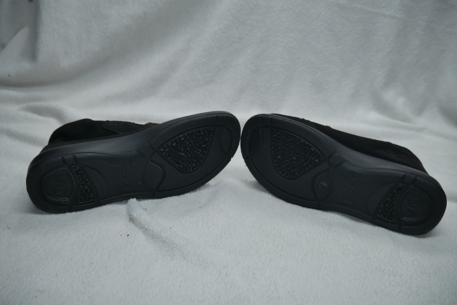 Varomed women’s special shoes bandages house Hook and Loop 40 black lined soft
