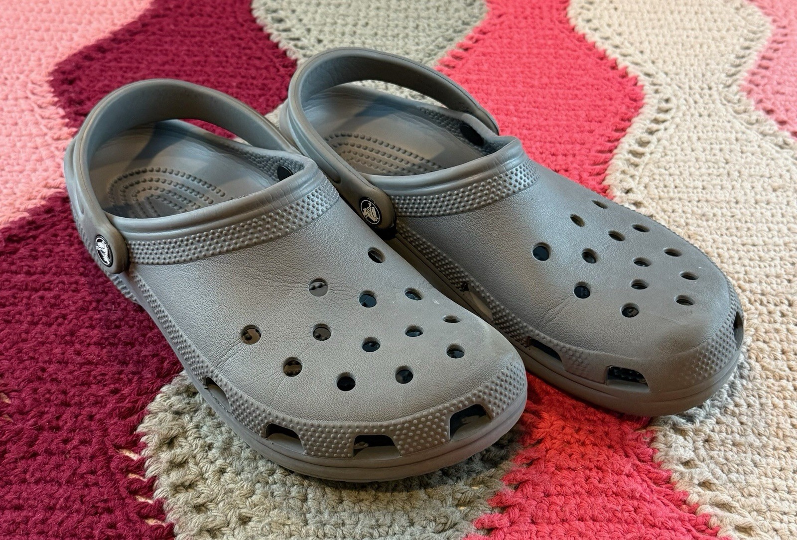Crocs Unisex Adult Classic Clog Sandal Shoe Slate Grey Size Mens 9 Womens 11