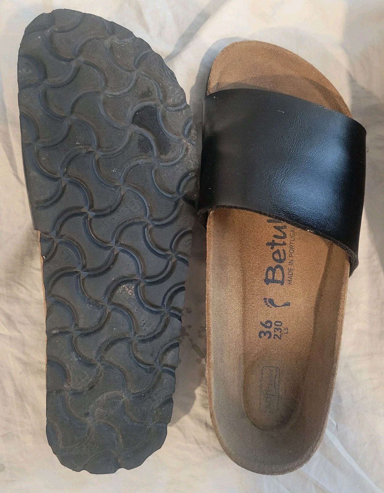 Birkenstock Sandals Closed Toe (37) + Betula Slides (36) + Chrome Silver (39)