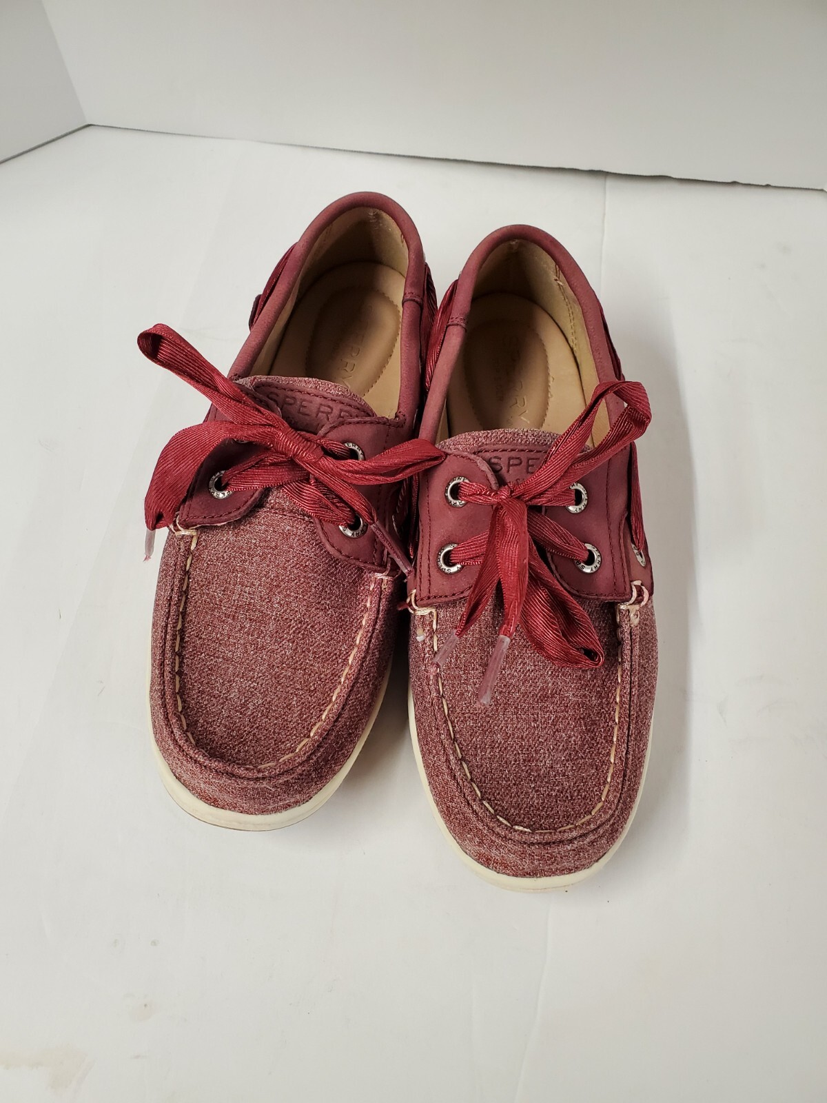 Sperry Womens Size 5 Koifish Shoes Sparkle Chambray Top Slider Boat STS84343