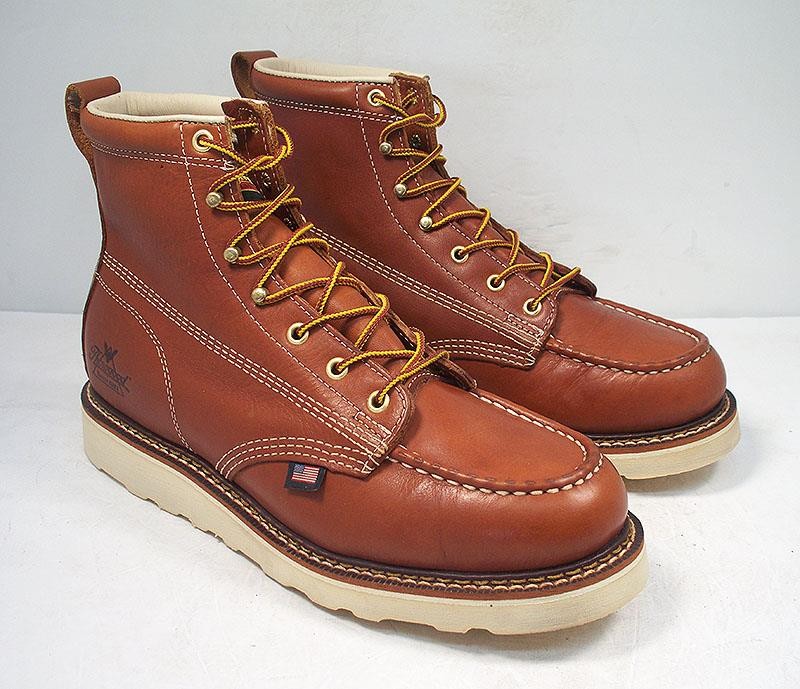 Thorogood Women’s 10.5 M Tan 6″ Moc Soft Toe Wedge Sole Work Boot