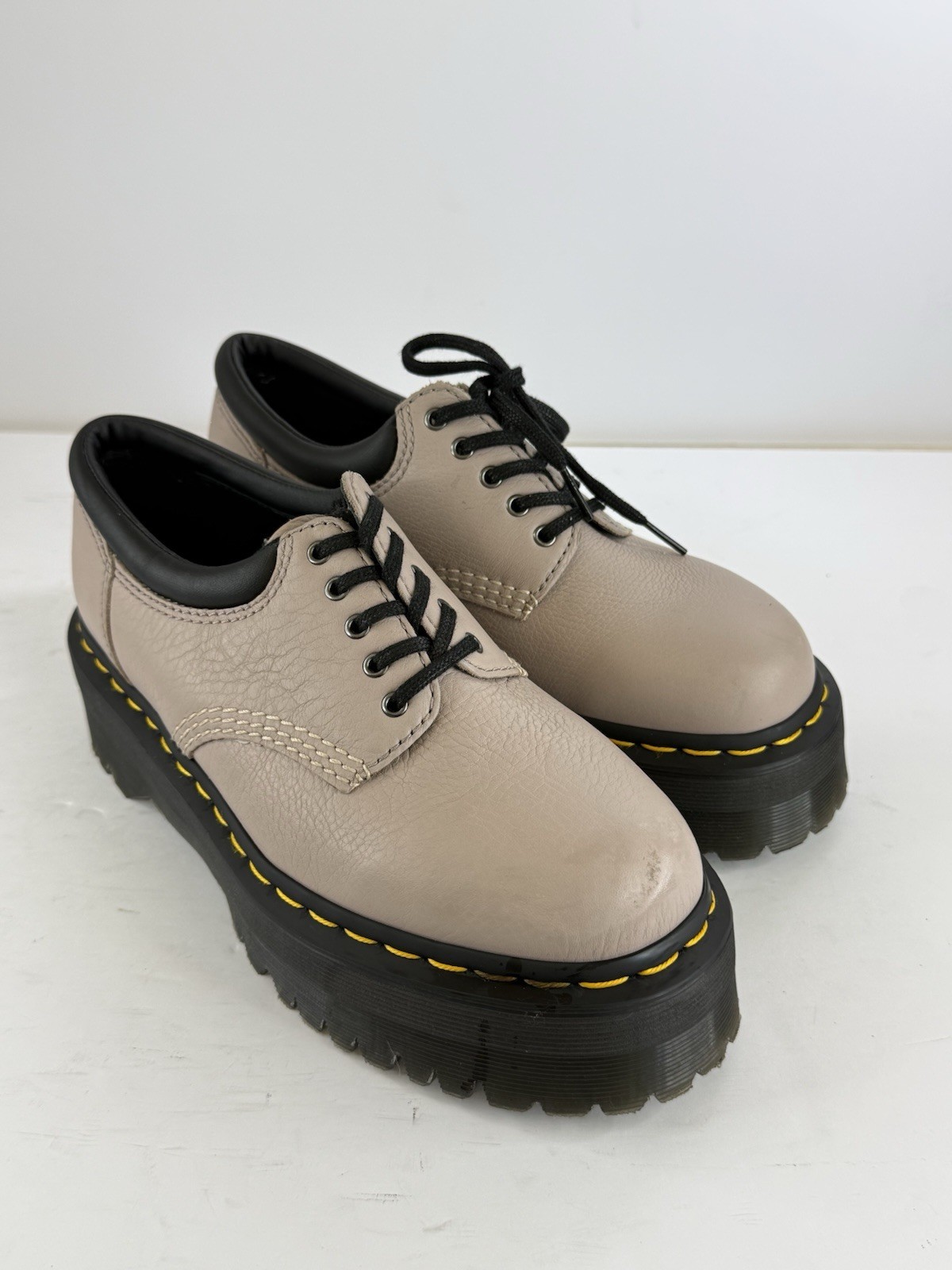 Dr. Martens 8053 Quad Retro Pisa Leather Platform Oxfords Men’s 7/ Women’s 8