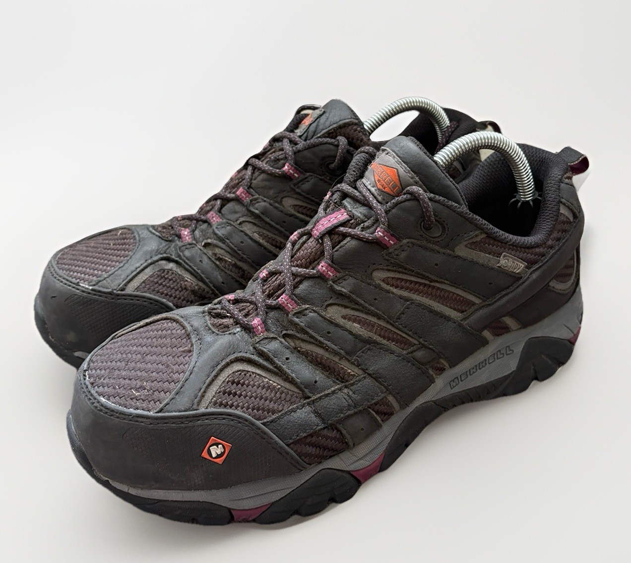 Merrell Moab 2 Vent Waterproof SR Womens 9.5 Work Safety Composite Toe Shoe