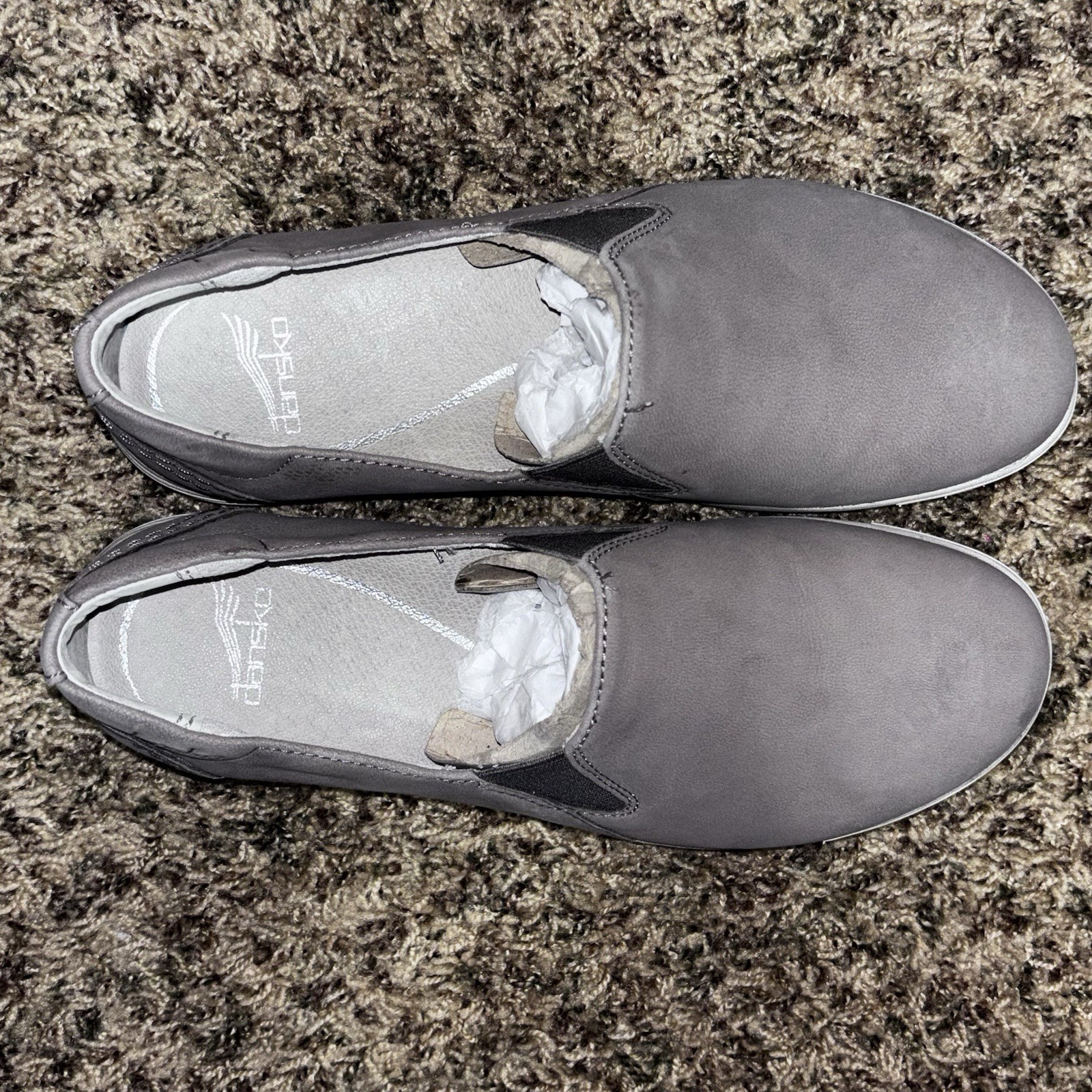 New Dansko Laraine Dove Waterproof Nubuck Casual Sneakers Shoes Women 37 6.5 7