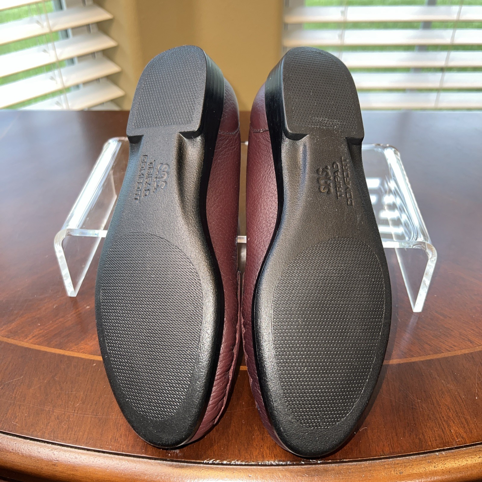 SAS Simplify Tripad Wine Loafer Shoes Sz 6.5 Comfort Support Walking Minimalist