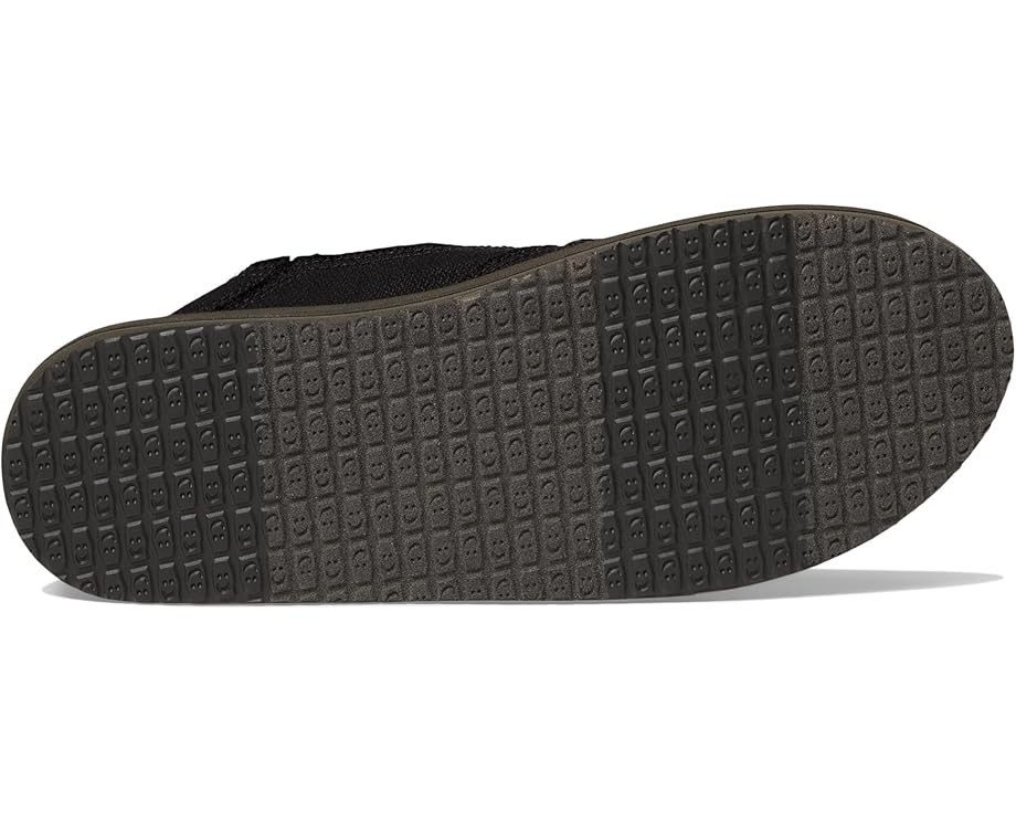 *SALE* Unisex Sanuk Donna Hemp Two-Tone Black Slip-on Loafer Shoes New Authentic