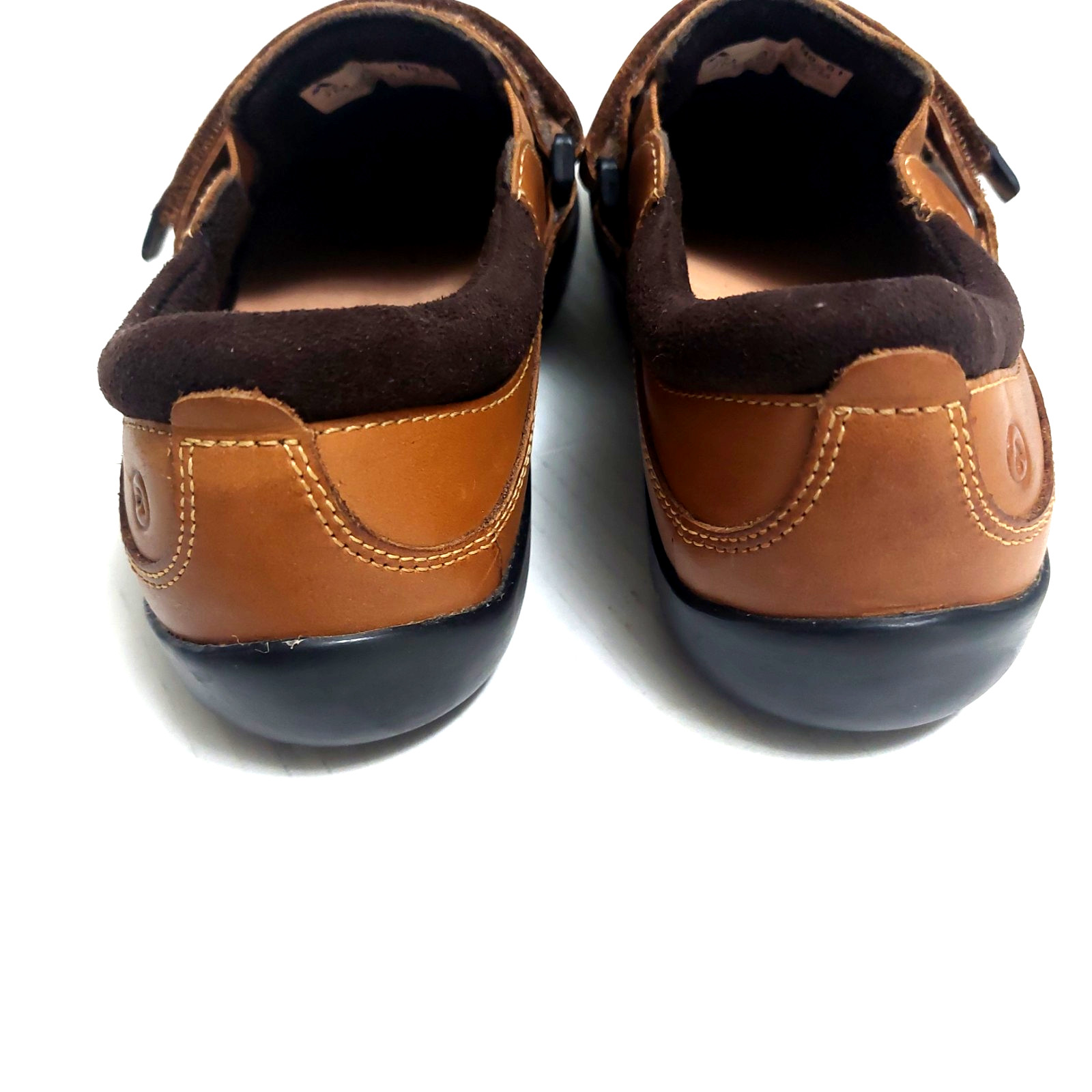 Anodyne Women’s Cognac Brown Slip On Shoes 7M No. 51 W051-23-W-070 Hook & Loop