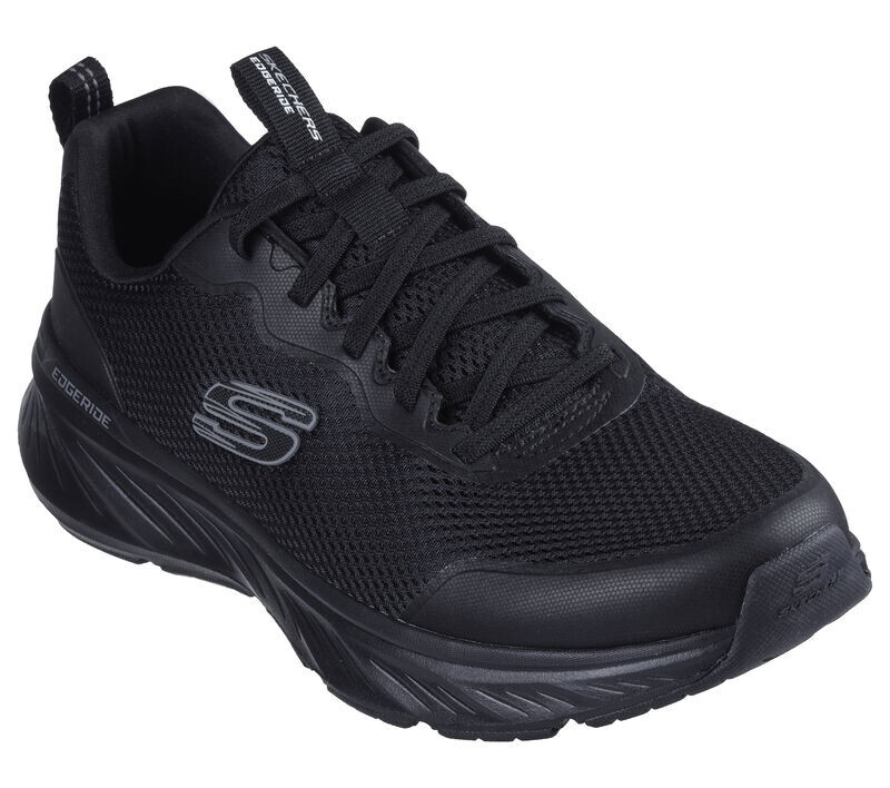 Mens Black Skechers Sport Shoes Extra Wide Casual Walk Bungee Memory Foam 232835