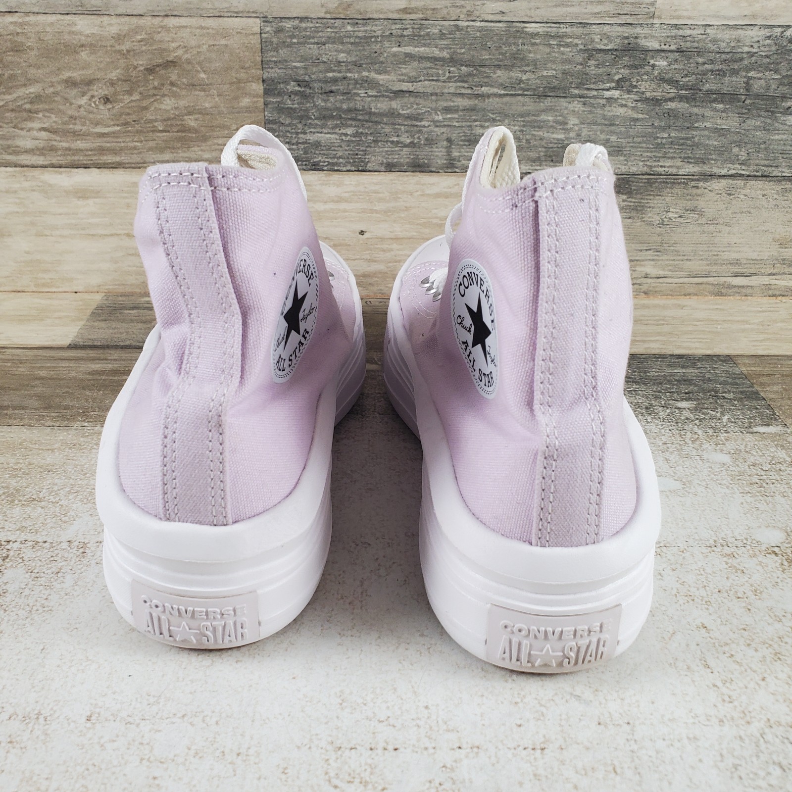 Converse Chuck Taylor All Star Move Womens Shoes Sz 9.5 Purple High-Top Sneakers