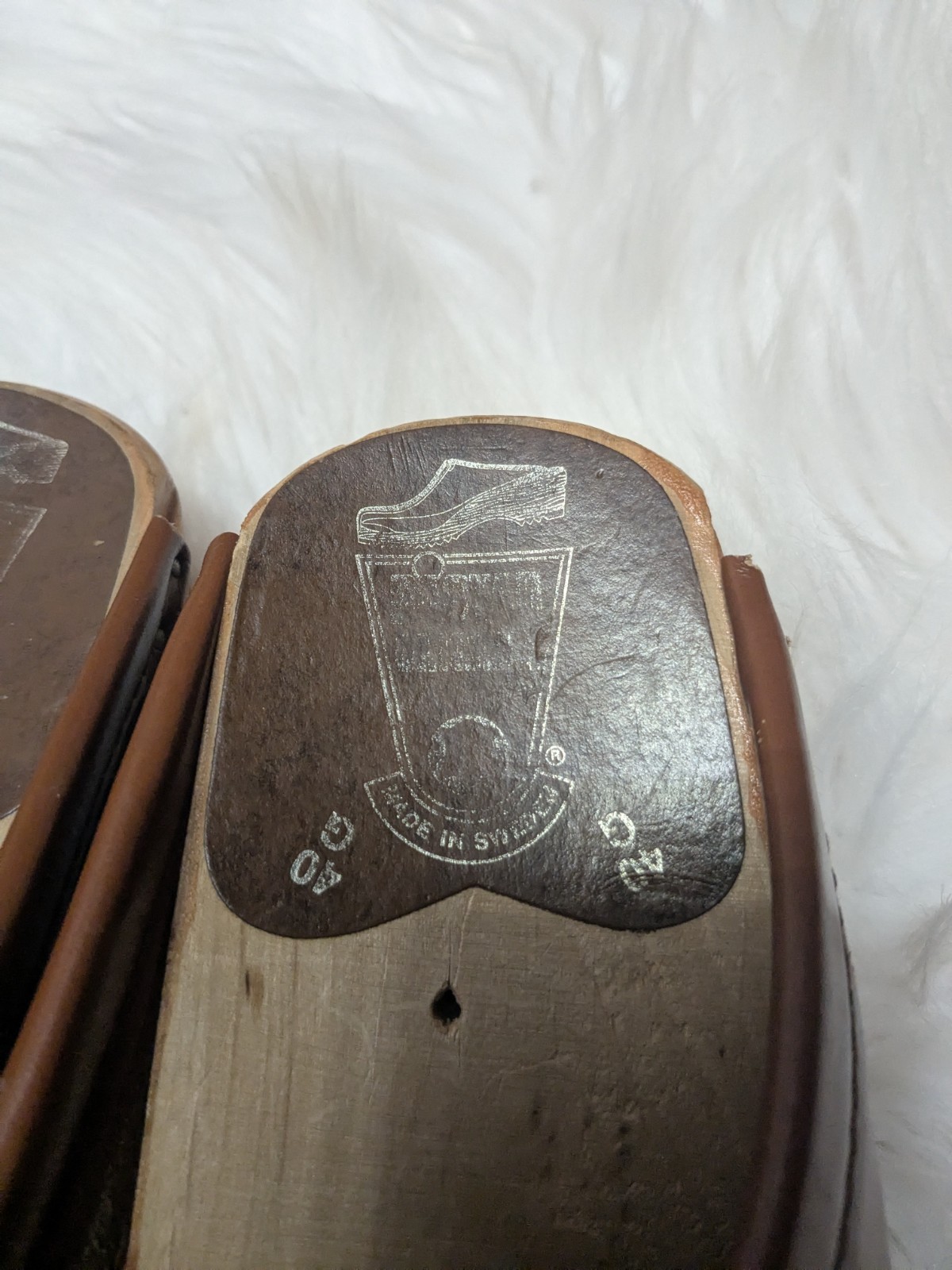Bastad Troentorp Vtg Wright Shoes 39, 40, 8.5, 9 Braided Leather Clogs Swedish