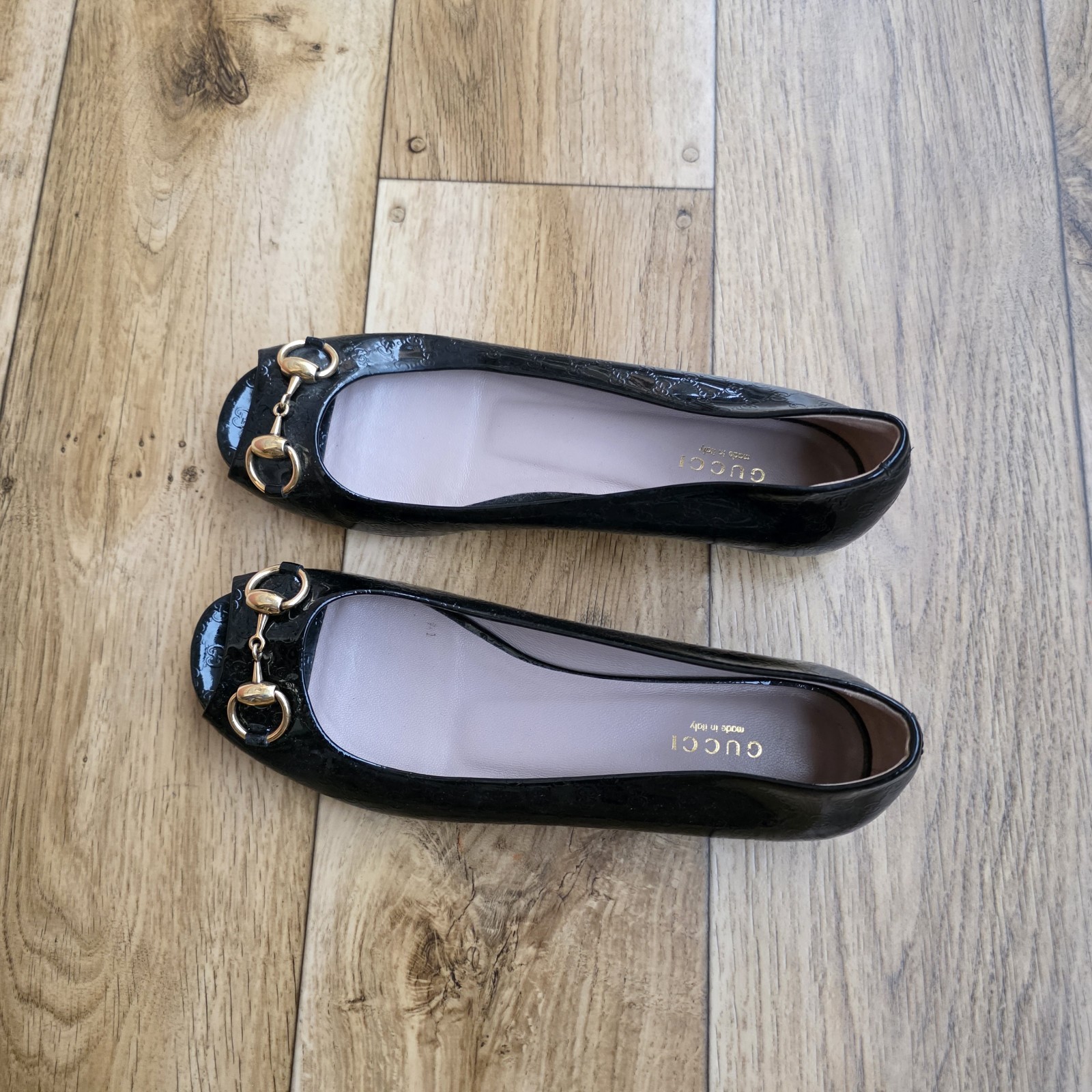 GUCCI HORSEBIT MICROGUCCISIMA BALLET FLATS SIZE 37 EU, 6.5 US, 4 UK