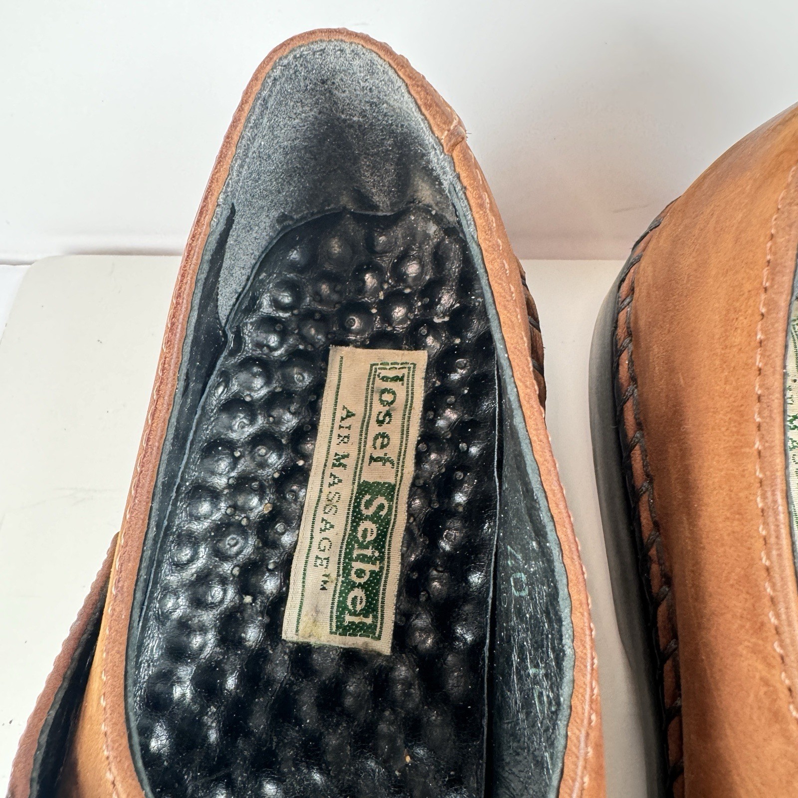 Josef Seibel Air Massage Mary Jane Ring-Buckle Shoes EU 40 US 9-9.5 Brown