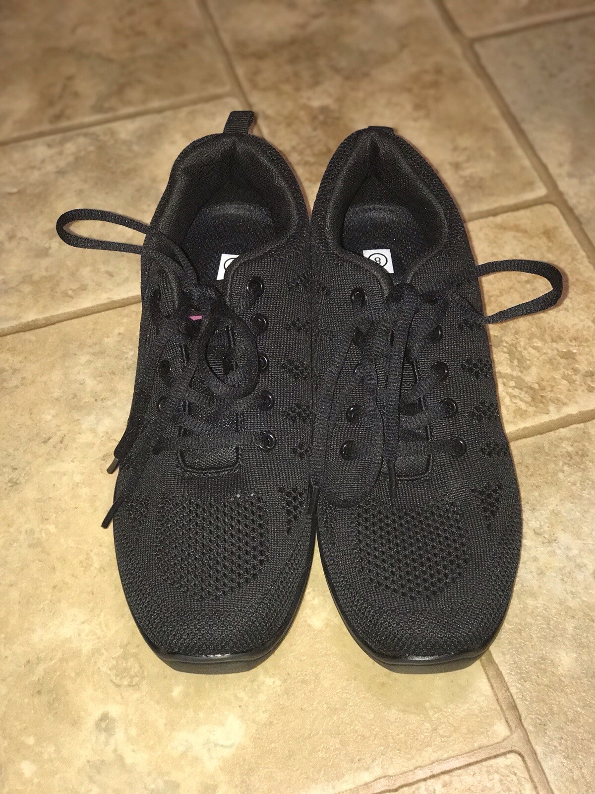SLOW MAN BLACK MESH FABRIC SLOW MAN COMFORT SHOES JAZZ HIP-HOP SNEAKERS 39/8US