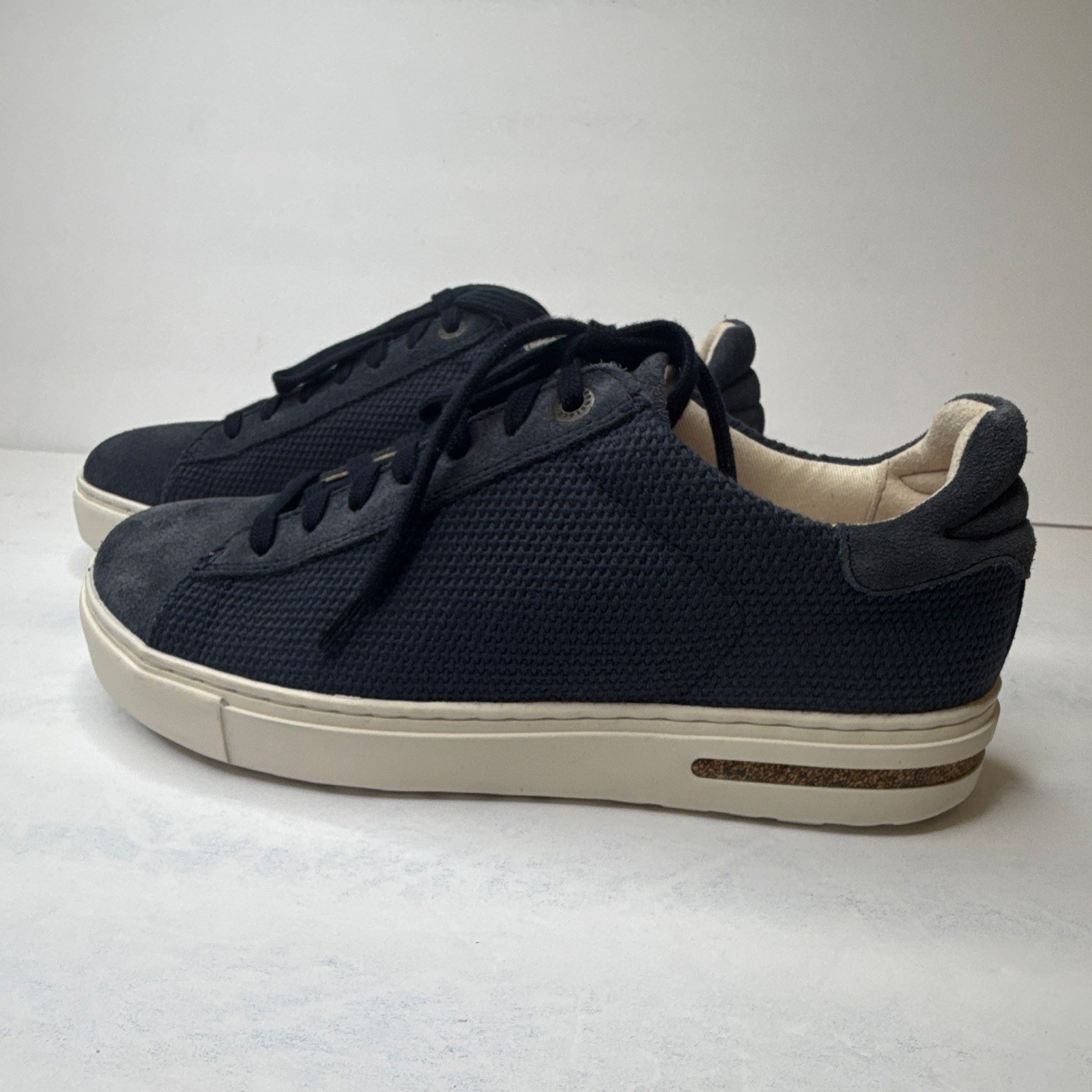 BIRKENSTOCK Bend Low Textile Blue Suede Sneakers EU 37 US Women’s 6 Narrow