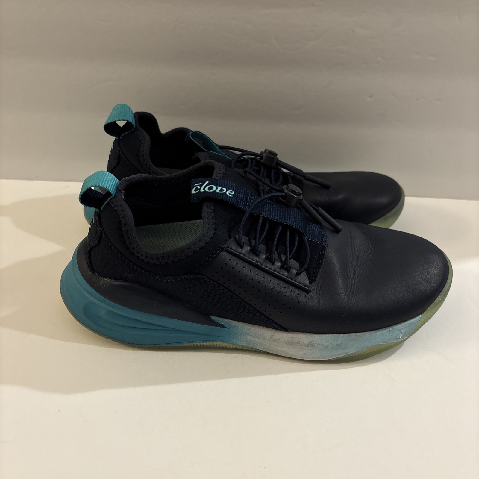 Clove Shoes Womens 6.5 Black Comfort Sneakers Nursing Nurse Drawstring 6 1/2