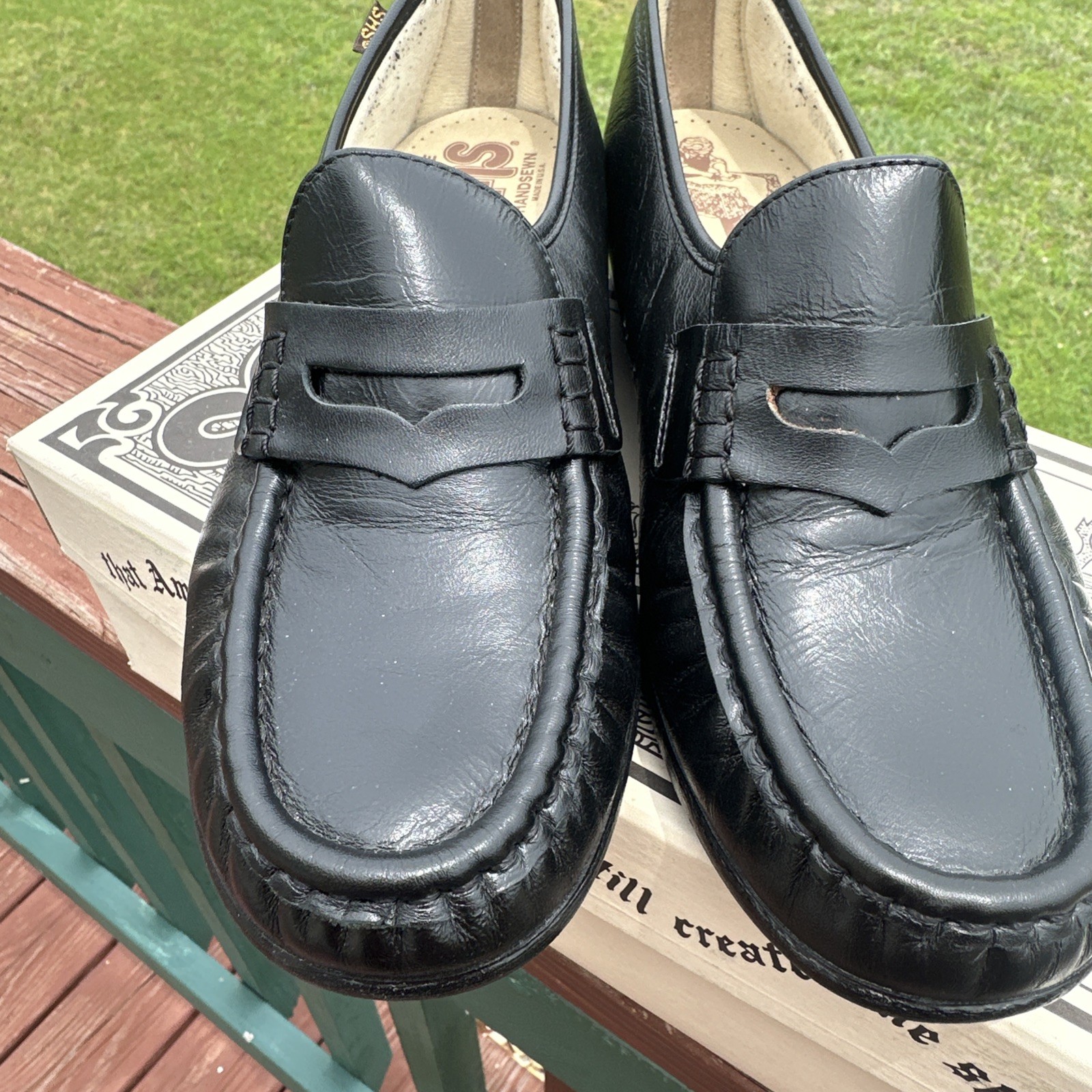 SAS Classic Black Nurse Slip On Loafer Tripad Comfort Shoes Womens Sz 10 N Black