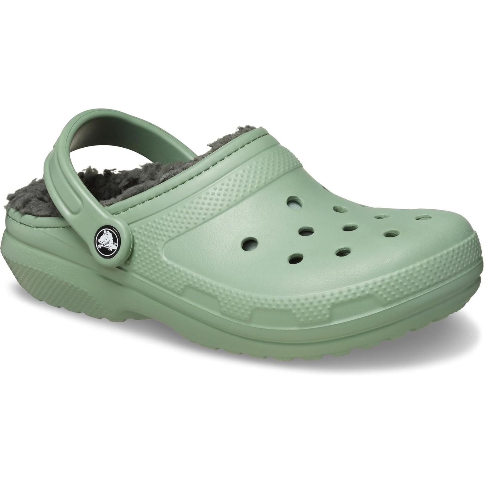 NEW Crocs Unisex M6/W8, M7/W9, M8/W10 Classic Lined Clog – Moss/Multi