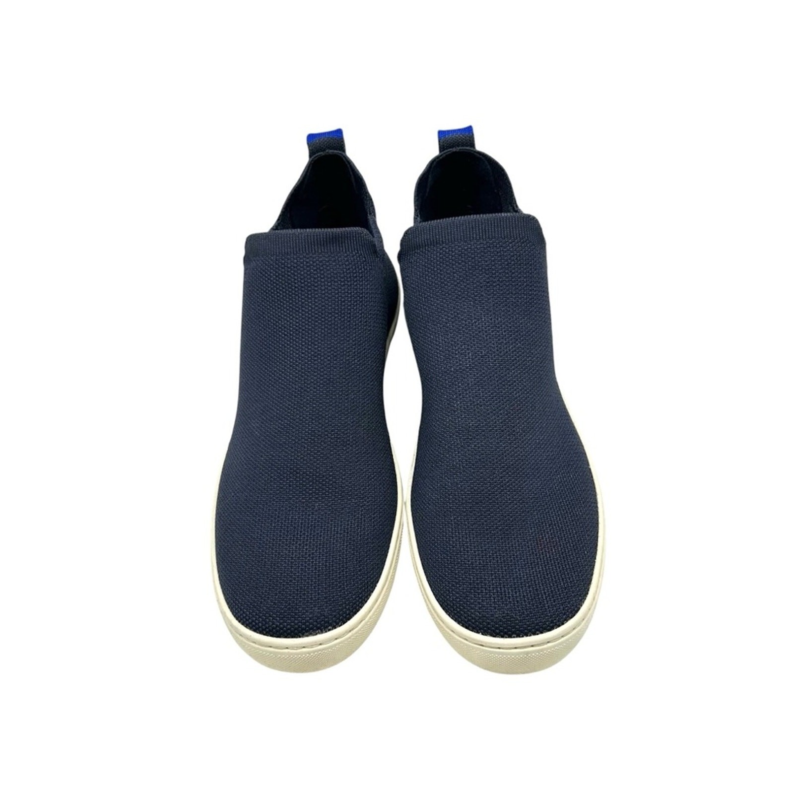 Rothy’s The Chelsea Nightfall Navy Size 9.5 Knit High Top Sneakers Sustainable