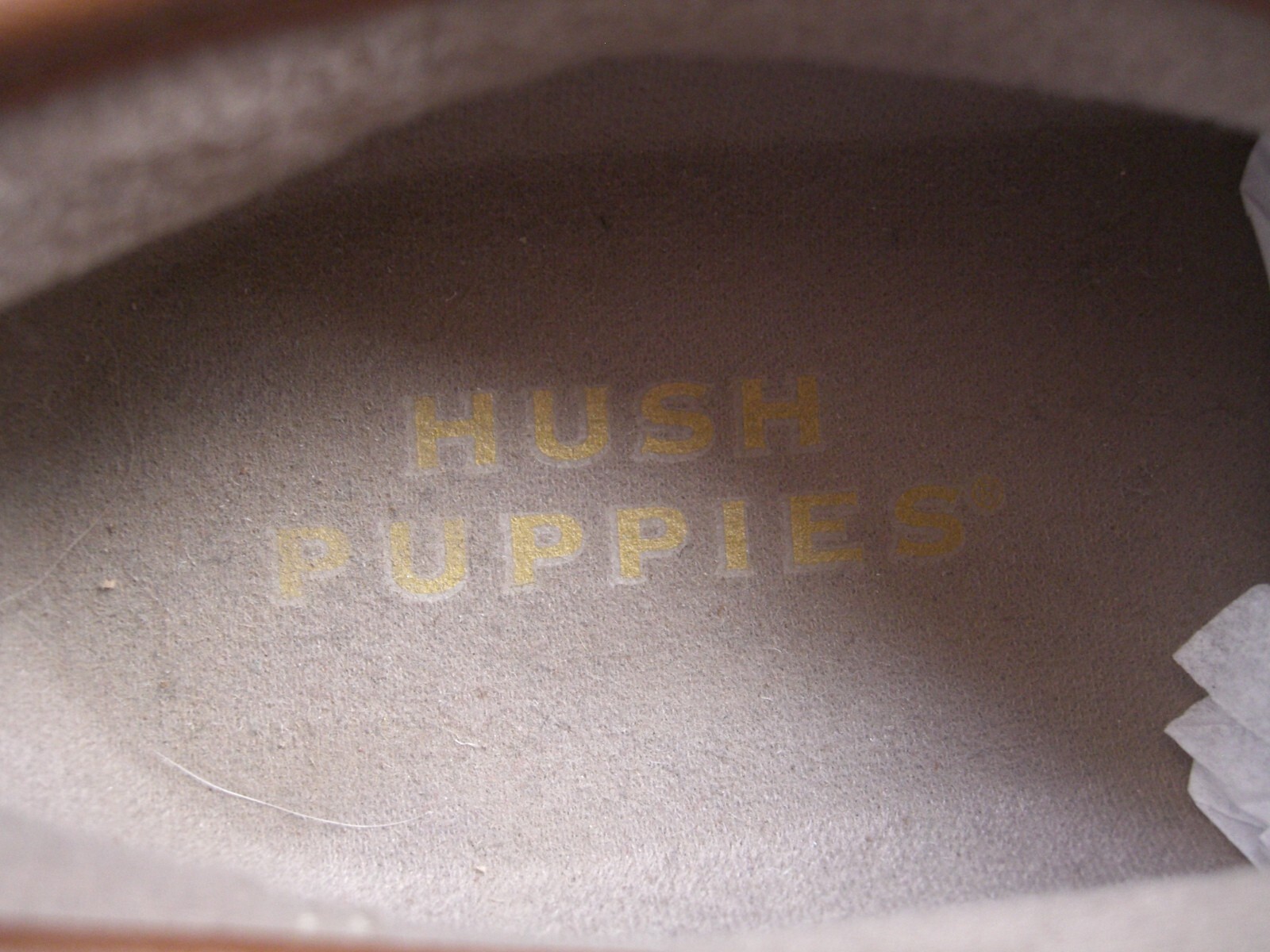 Vintage Hush Puppies Brown/tan Saddle Shoes womens 7 1/2 M NOS