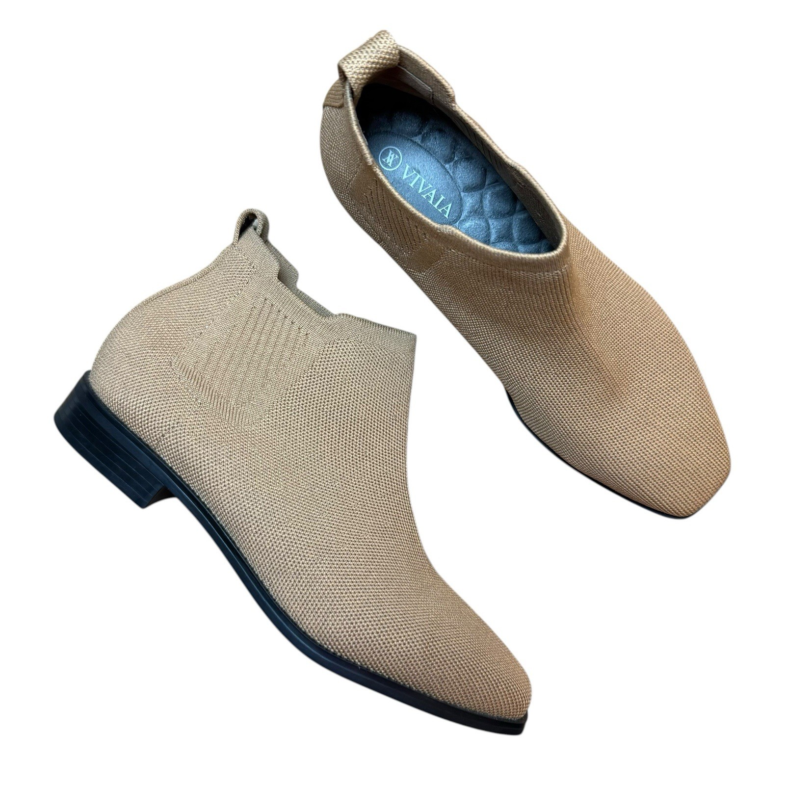 VIVAIA Minimalist Knit Slip-On Women’s Shoes, Sustainable Comfort – EU Size 39.5