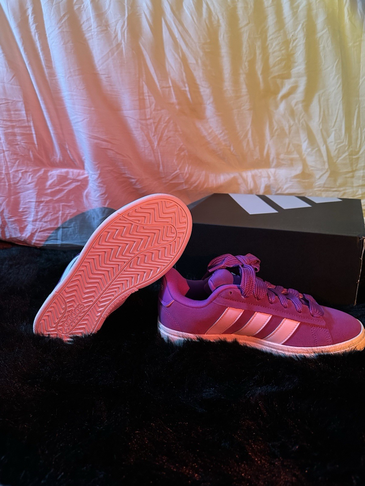 Adidas Grand Court Alpha 00s Purple Size 6.5W Brand New With Box