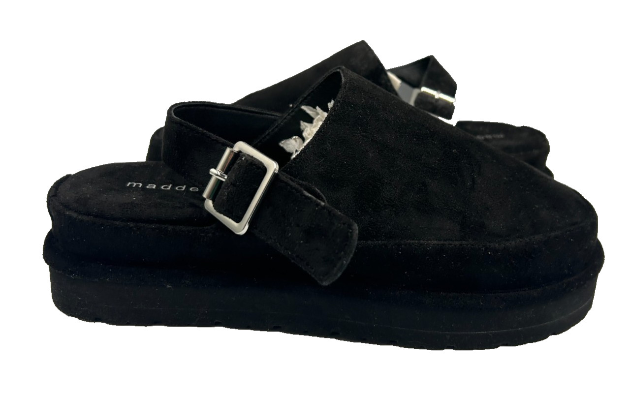 Madden Girl Women’s Graham Platform Comfort Walking Clogs Black Size:8.5 190C
