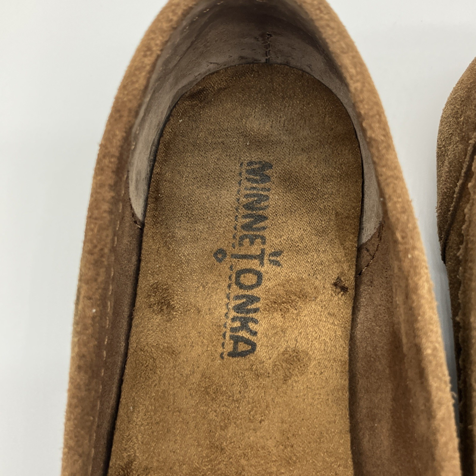 Minnetonka Moccasins Womens Flats Brown Suede 7 Shoes Boho Hippie Western