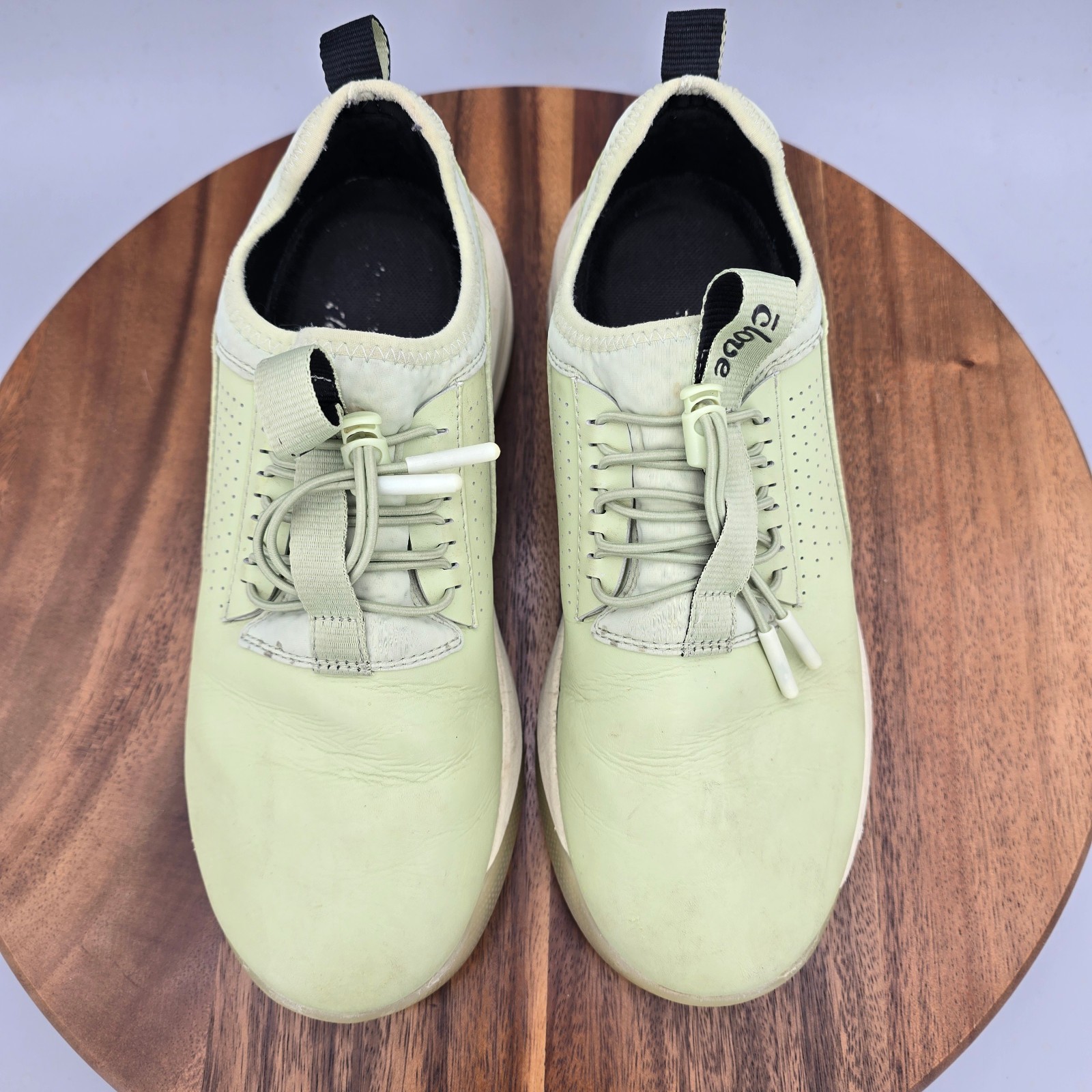 Clove Shoes Womens 8 Sage Green Drawstring Low Top Professional Nursing Sneakers