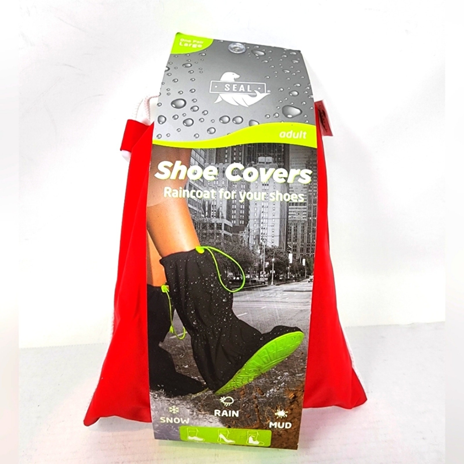 Rain Shoe Covers Waterproof Anti slip Cycling Walking Hiking Shoe Covers M New