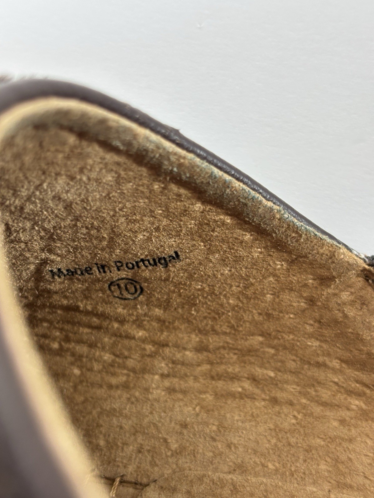 Stegmann Clogs Womens 10 Brown Textured Leather Cork Slip On Portugal